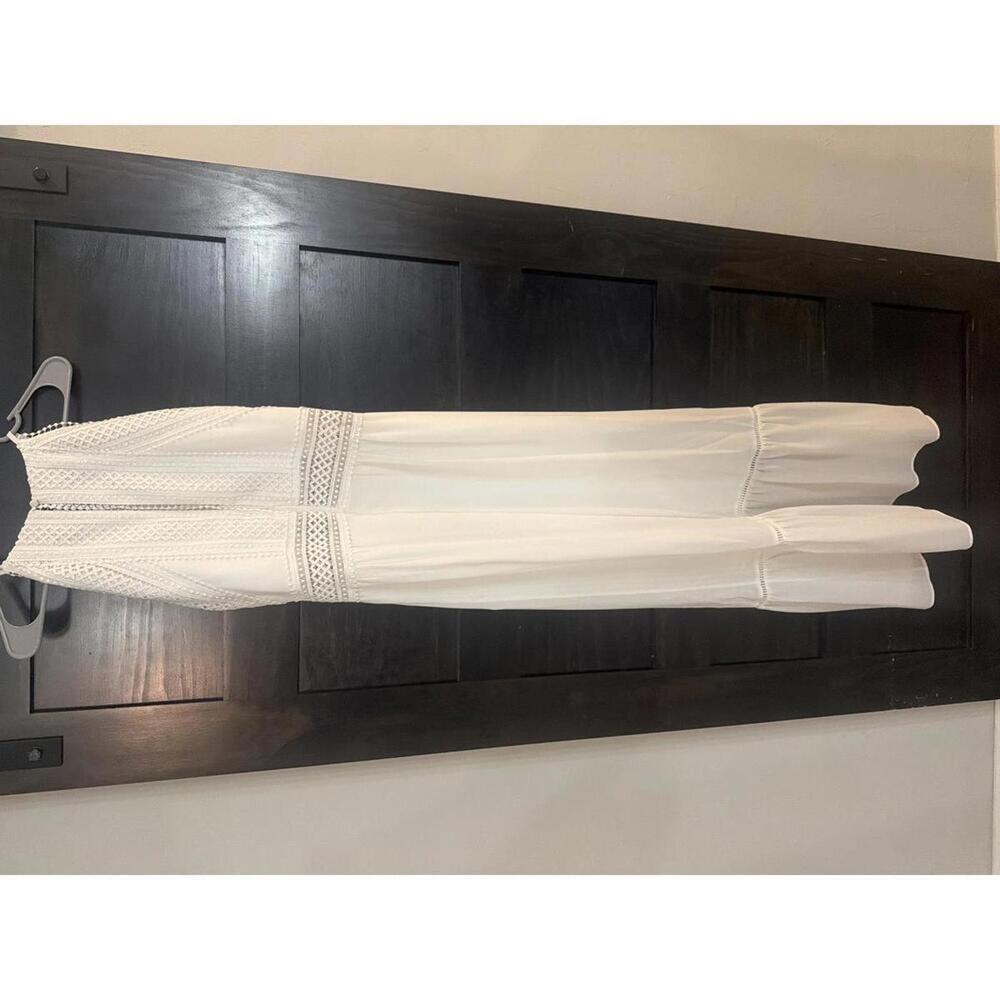 Belle Badgley Mischka White Embroidered Maxi Dress - Picture 3 of 3